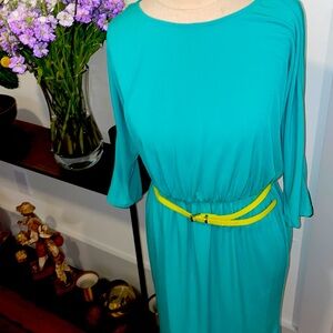 Calvin Klein Casual Dress Keyhole Sleeve